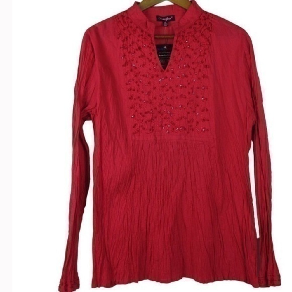 New Cotton Tunic Top, Size XL